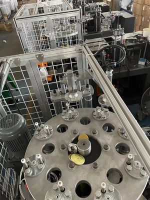 Paper Folding Processing Type Fully Automatic High Speed Paper Cup Forming Machine with Copper Bar Cup Boned Way