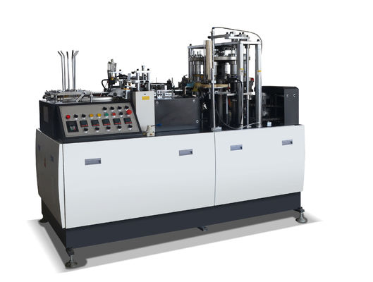 Gas Source 0.5-0.8MPa Fully Automatic 4kw Paper Cup Making Machine for Disposable Coffee Cups 65-85 Pcs/Min