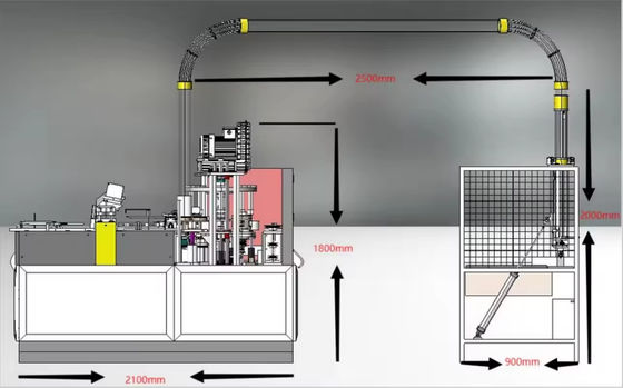 Fully Automatic 2Oz-16Oz Paper Cup Making Machine with Ultrasonic Technology at 85pcs/min