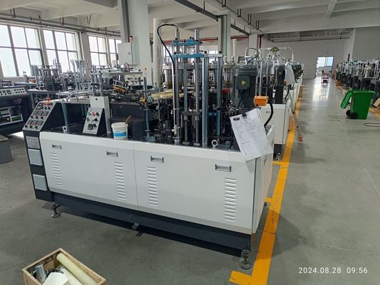 Ultrasonic Customized Paper Cup Forming Machine 85pcs/min Fully Automatic 2Oz-16Oz