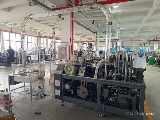 Ultrasonic Customized Paper Cup Forming Machine 85pcs/min Fully Automatic 2Oz-16Oz