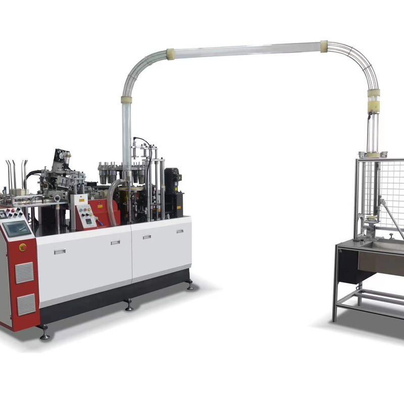 100-110 Pcs/Min High Speed Paper Tea Cup Forming Machine with External Size of 2200mm*1350mm*1900mm