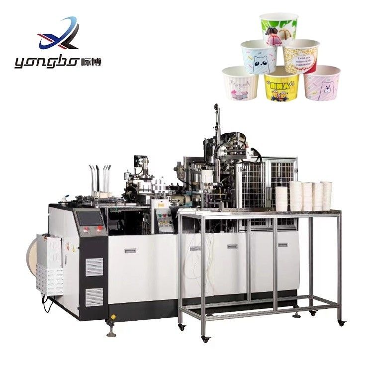 Paper Bowl Machine of Fully Automatic High Speed Double PE Coated Kraft Paper Salad Soup Noodles Bowl Forming Machine