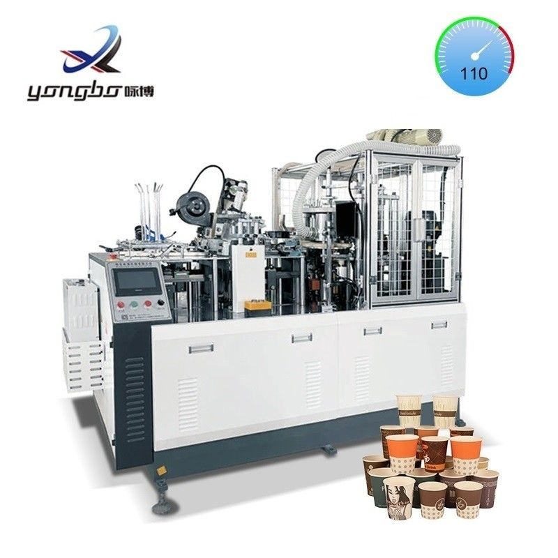 Fully Automatic Paper Cup Making Machine 100-110pcs/Min 2-16oz Automtic Voltage 380V/220V 50Hz/60Hz