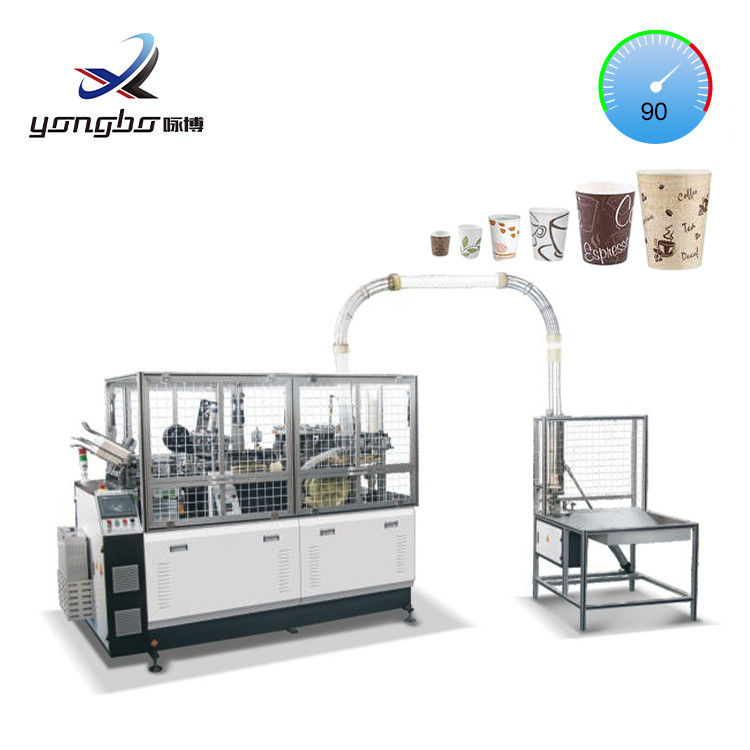 One Time Paper Cup Making Machine with Fully Automatic Replaceable Mold 380V 50Hz Voltage and Single/Double PE Coated Paper
